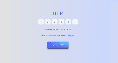 OTP Input Node Package